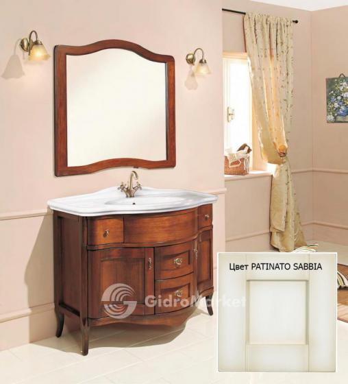Фото товара Комплект мебели для ванной Cezares Paolina Patinato Sabbia