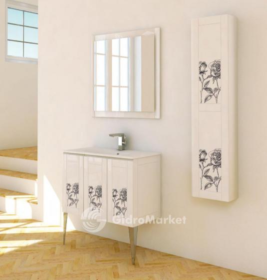 Фото товара Комплект мебели для ванной Cezares Rosa 90