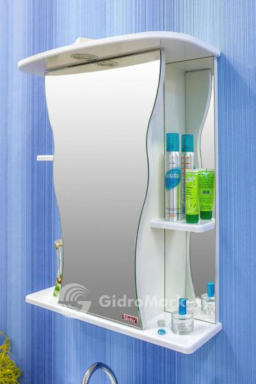 Фото товара Зеркало Sanflor Илона 65 R/L белый глянец