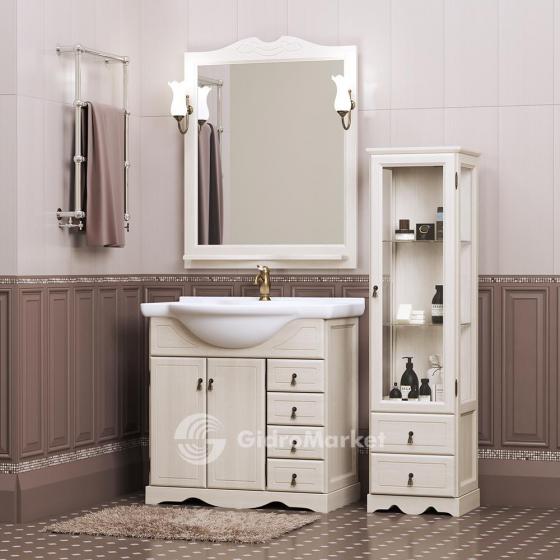 Фото товара Мебель для ванной Опадирис Клио Клио 80 белый