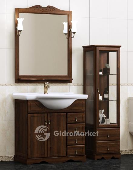 Фото товара Мебель для ванной из массива дерева Opadiris Клио 80
