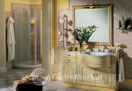 Фото товара Мебель для ванной Lineatre Silver Композиция 5
