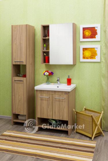 Фото товара Комплект мебели для ванной Sanflor Мехико 70 швейцарский вяз
