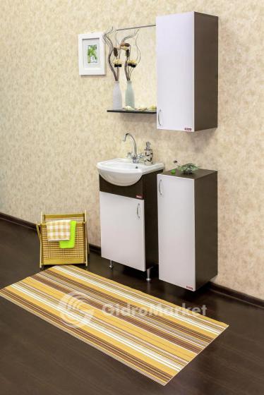 Фото товара Комплект мебели для ванной Sanflor Мокко 45 венге/белый