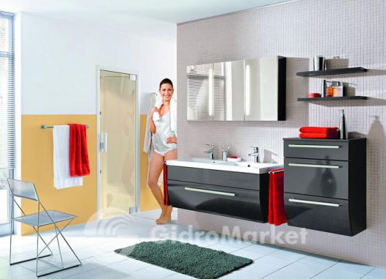 Фото товара Мебель для ванной Puris Mondo Ronda 120 антрацит