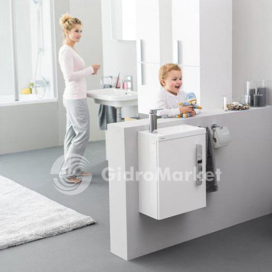Фото товара Комплект мебели для ванной Ravak SD 400 Chrome белая/белая