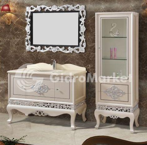 Фото товара Мебель для ванной Tessoro Versailles перламутр с серебром