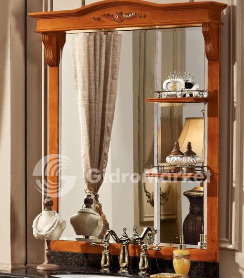 Фото товара Зеркало Tessoro Liberty 90 темный орех