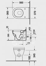 Фото товара Унитаз напольный Duravit Starck 3 (012409)