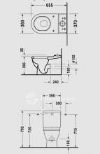 Фото товара Унитаз-компакт Duravit Starck 3 012809