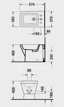 Фото товара Напольные биде Duravit 2nd Floor 013610