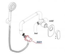 Фото товара Подключение шланга Wasserkraft A021