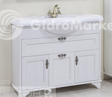 Фото товара Комплект мебели для ванной Идель 105 дуб белый