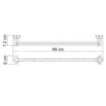 Фото товара Штанга для полотенец Wasserkraft Aller K-1130