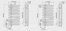 Фото товара Электрический полотенцесушитель Arbonia Cobrawatt CBW 180 L/R 600