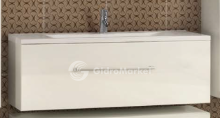 Фото товара Комплект мебели для ванной Мадрид 120 М белая с 1 ящиком