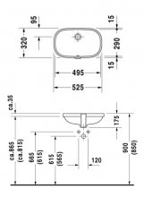 Фото товара Раковина Duravit D-Code 033849