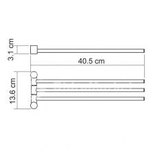 Фото товара Держатель полотенец Wasserkraft K-1533