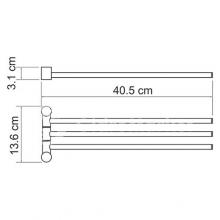 Фото товара Держатель полотенец Wasserkraft K-1633