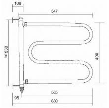 Фото товара Электрический полотенцесушитель Margaroli 500 BOX SATIN