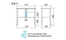 Фото товара Комплект мебели для ванной Pragmatika Clever 90