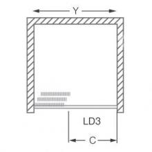 Фото товара Душевая дверь Roltechnik SaniPro LD3/800