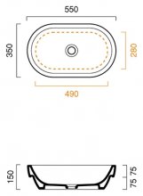 Фото товара Раковина Catalano Sfera 155AC200