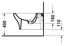 Фото товара Подвесное биде Duravit PuraVida 224715