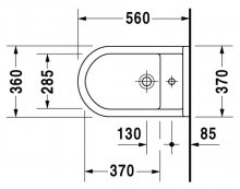 Фото товара Напольные биде Duravit Starck 3 223010