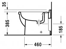 Фото товара Напольные биде Duravit Starck 3 223010