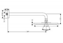 Фото товара Верхний душ Hansgrohe Raindance AIR Ø 240 27474000