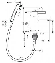 Фото товара Hansgrohe Metris S 31160000