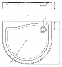 Фото товара Душевой уголок Sturm Welle 100x85