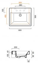 Фото товара Раковина Catalano Zero 16QZENE