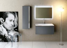 Фото товара Мебель для ванной La Beaute Lot 90 graphite