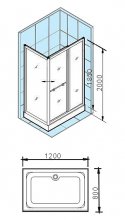 Фото товара Душевой уголок Appollo TS-630