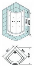 Фото товара Душевые ограждения Appollo TS-623B