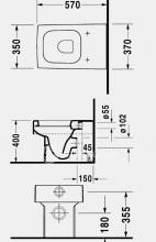 Фото товара Напольный унитаз Duravit Vero 211709