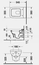 Фото товара Подвесные унитазы Duravit PuraVida 221909