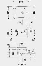 Фото товара Подвесное биде Duravit Esplanade 226510