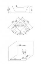 Фото товара Акриловая ванна Grande Home Schwarzwald WB 230-1/B6