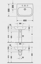 Фото товара Раковина Duravit D-Code 231065