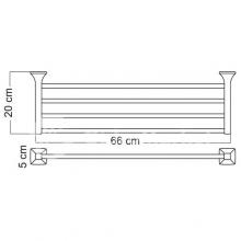 Фото товара Полка для полотенец Wasserkraft Wern K-2511