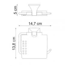 Фото товара Держатель туалетной бумаги Wasserkraft Wern K-2525