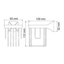 Фото товара Держатель освежителя Wasserkraft Wern K-2545