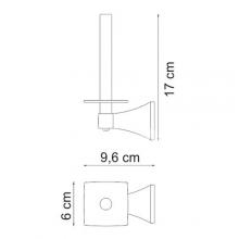 Фото товара Держатель туалетной бумаги Wasserkraft Wern K-2597
