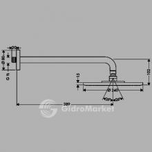 Фото товара Верхний душ Hansgrohe Raindance AIR Ø 240 27474000