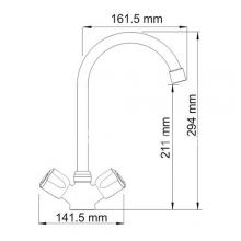 Фото товара Смеситель для кухни Wasserkraft Amper 2907