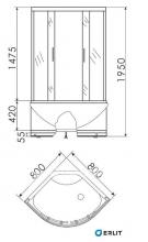 Фото товара Душевой уголок Erlit ER0508T-C4