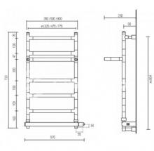 Фото товара Электрический полотенцесушитель Margaroli 587 -- 9 BOX SATIN